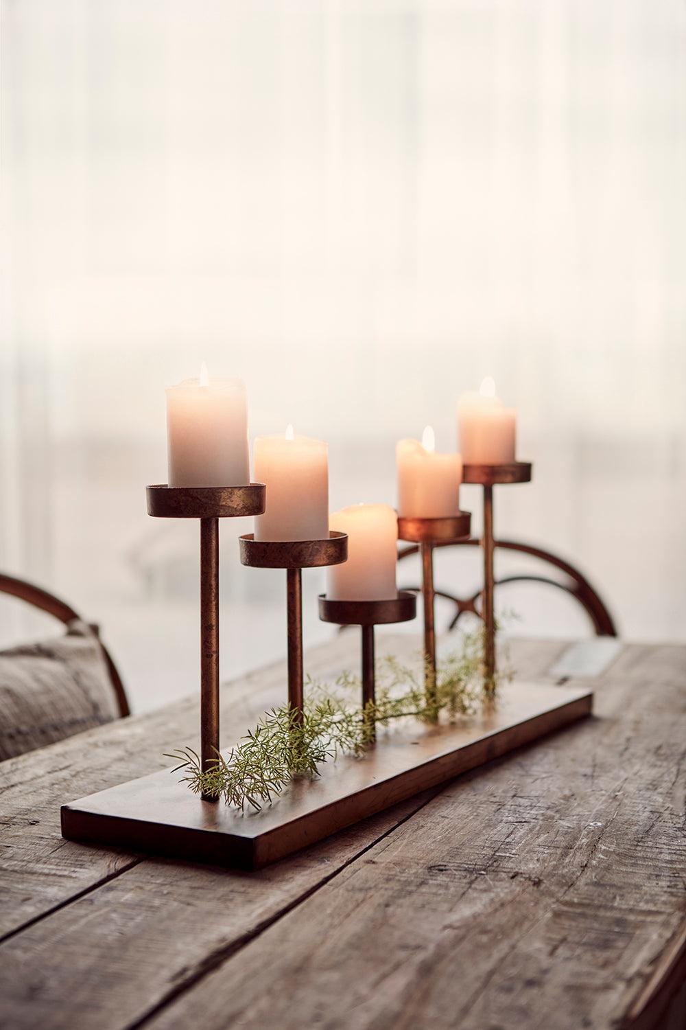 THOMAS Värmeljushållare, Mässingsfärgad Ljushållare & lyktor Affari of Sweden