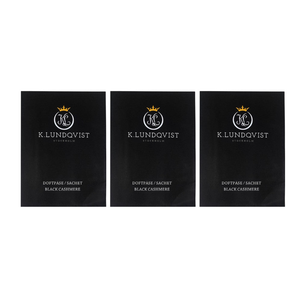 K. Lundqvist Doftpåse Black Cashmere 3-pack K. Lundqvist Stockholm