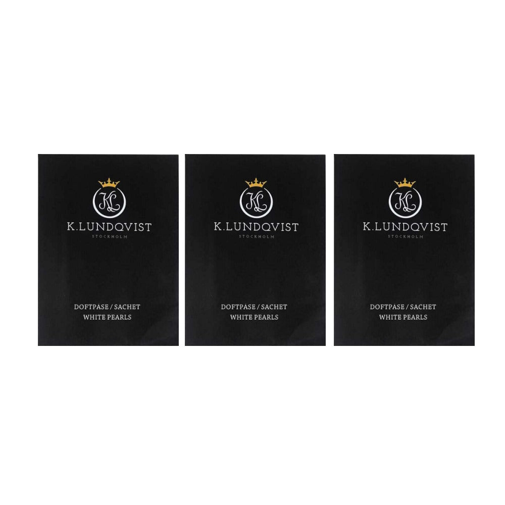 K. Lundqvist Doftpåse White Pearls 3-pack K. Lundqvist Stockholm