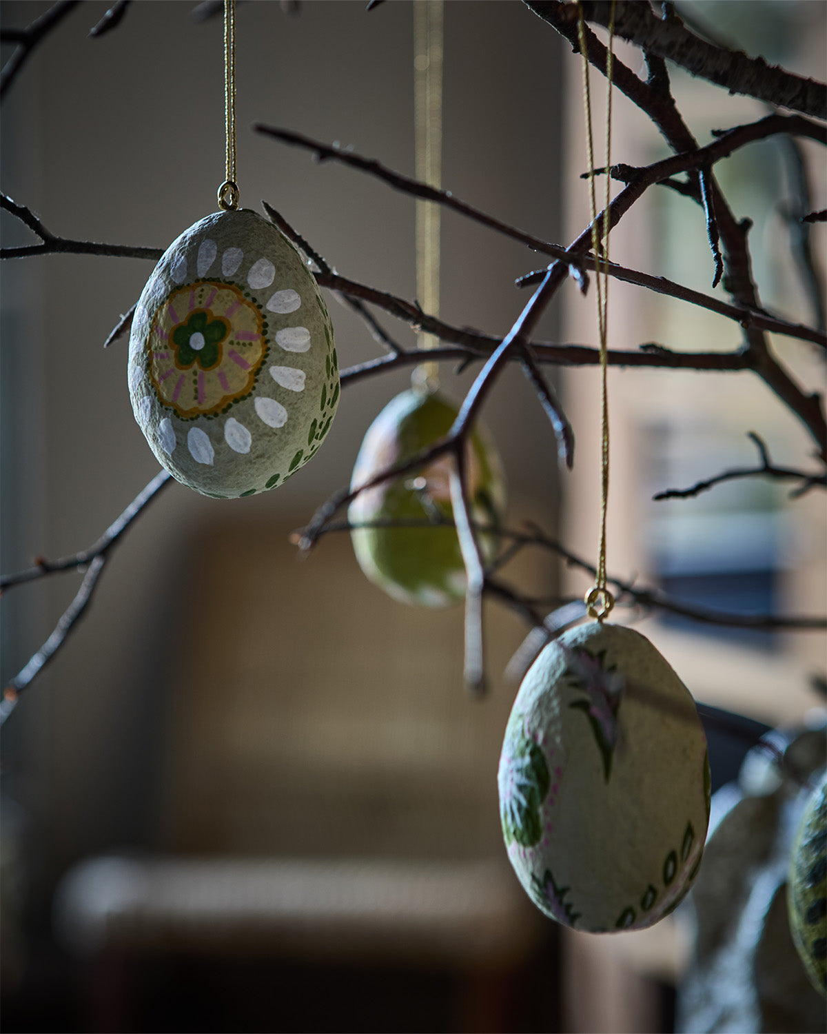 Påskdekoration ägg handmålade från Affari of Sweden