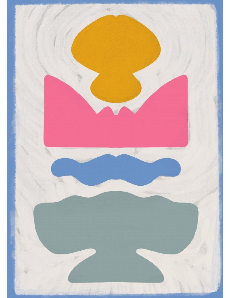 Affisch - Pastel Cut Out Pelcasa 21x30