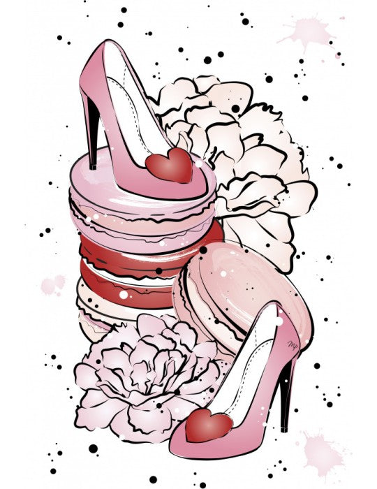 Affisch - Peony Heels Pelcasa 21x30