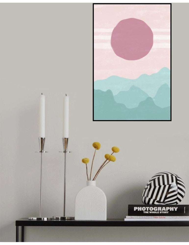 Affisch - Pink Sunset Pelcasa