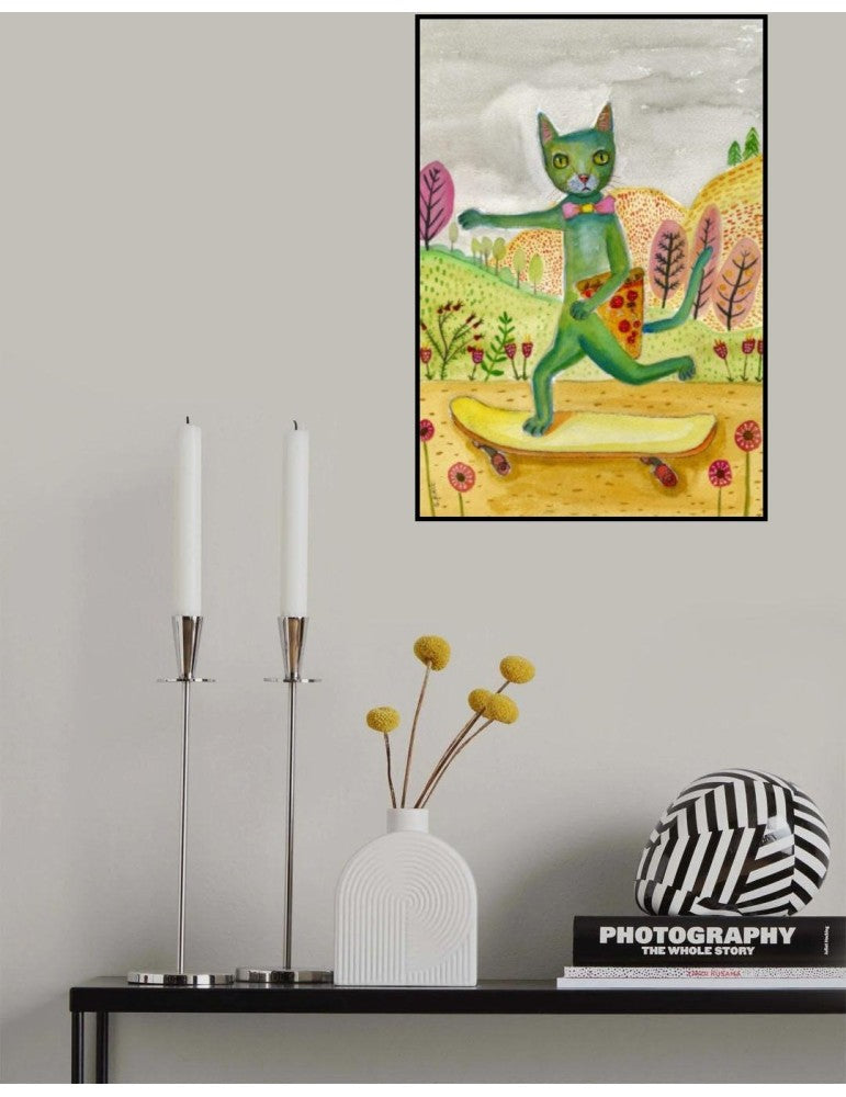 Affisch - Pizza Cat Pelcasa