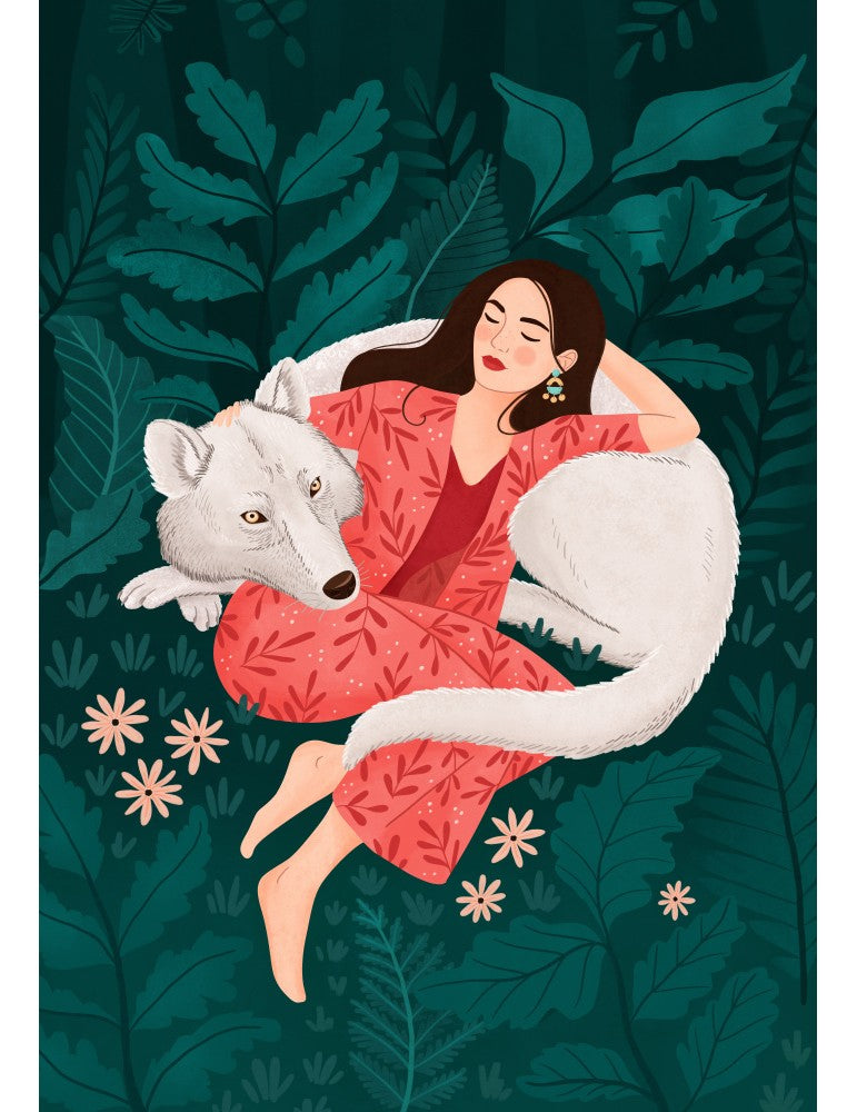 Affisch - Polar Wolf Pelcasa 21x30