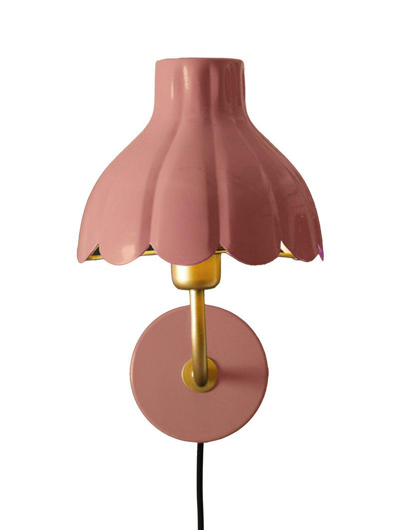 Wells vägglampa rosa/guld 21 cm – PR Home