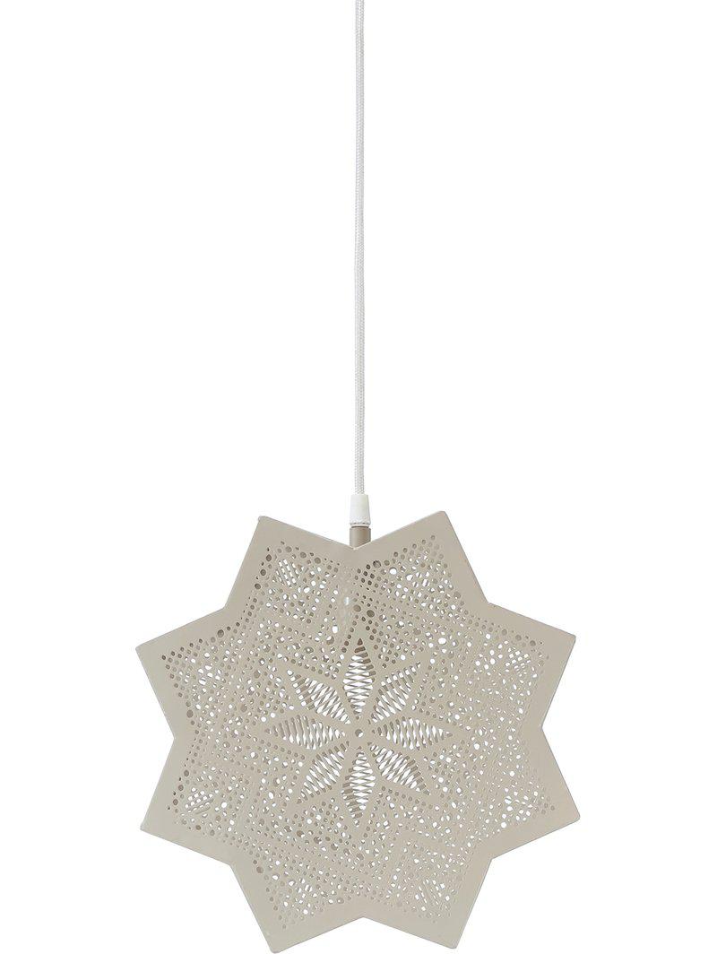 Adventsstjärna Elvira beige metall 28 cm – PR Home