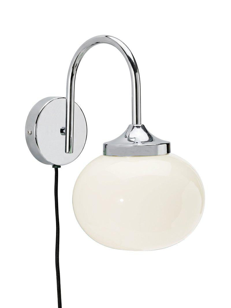 Elsy vägglampa vit/krom – PR Home – bild 1