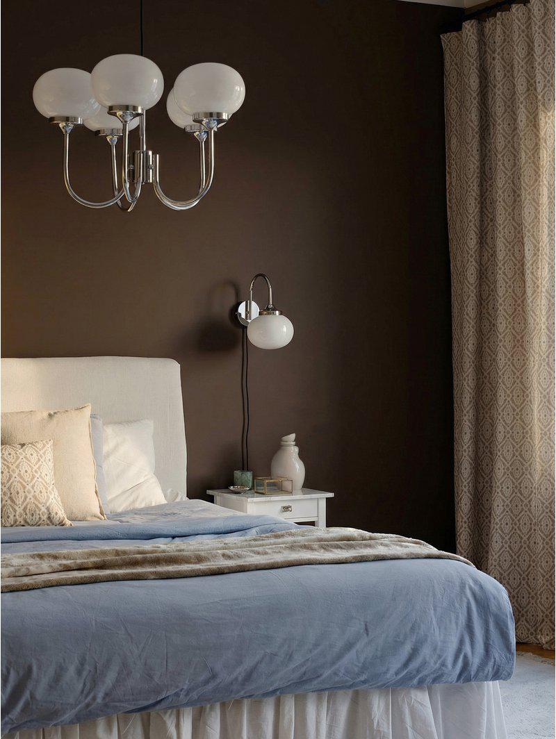 Elsy vägglampa vit/krom – PR Home – bild 4