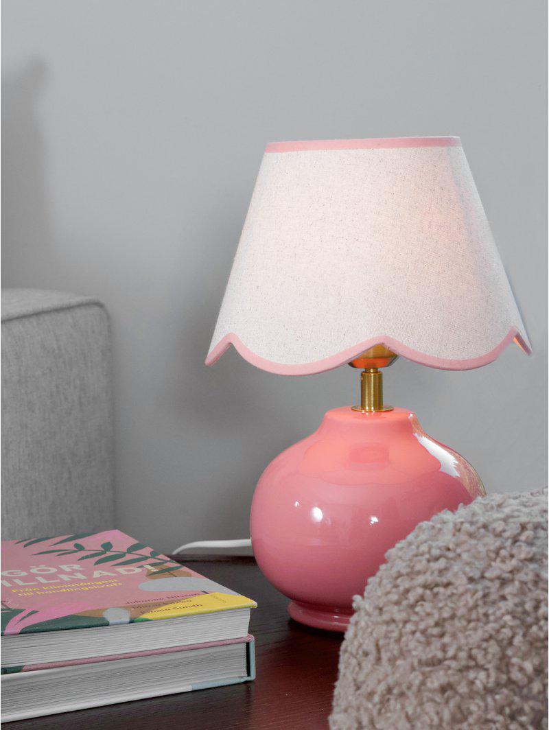 Nell bordslampa rosa – 34 cm – PR Home – bild 3
