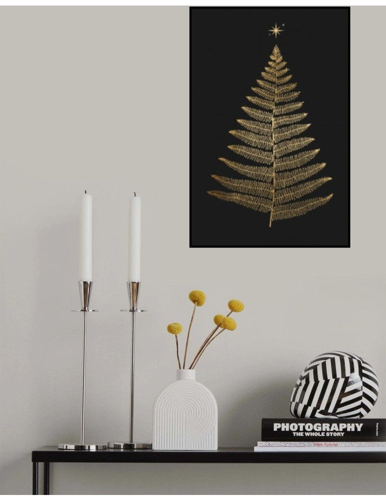 Affisch - Shining Bright At Christmas Night Pelcasa