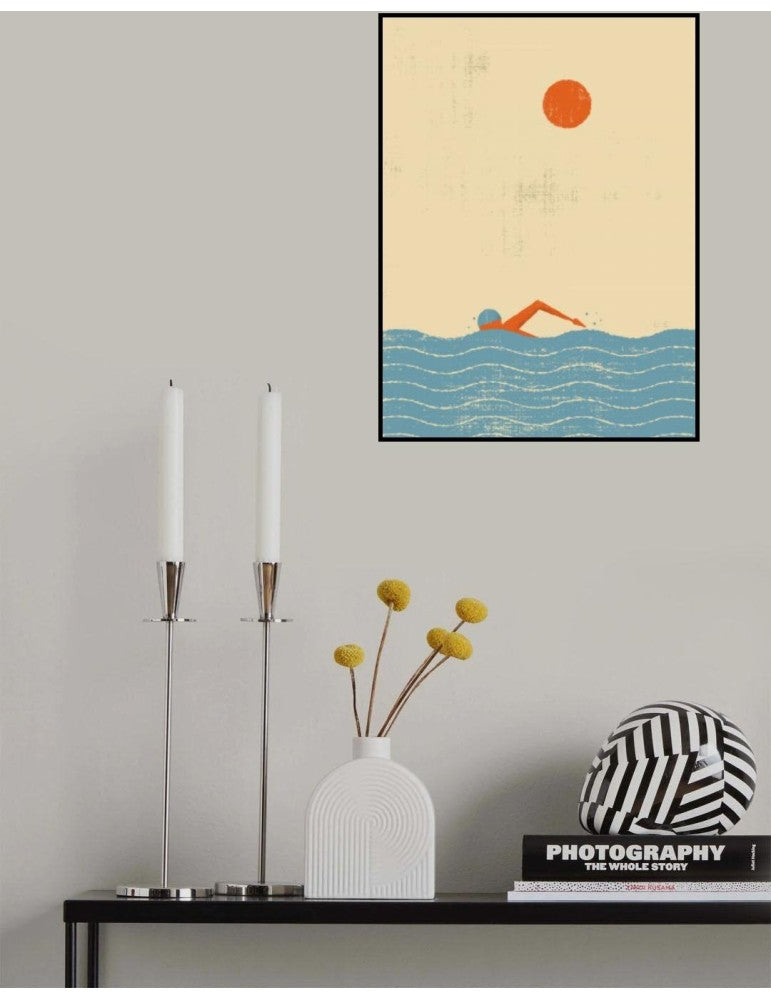 Affisch - Swimmer Pelcasa