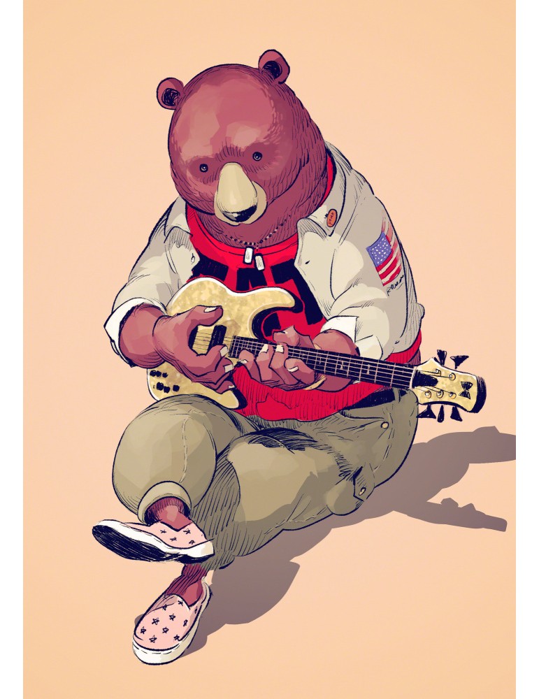 Affisch - Technical Bear Pelcasa 70x100