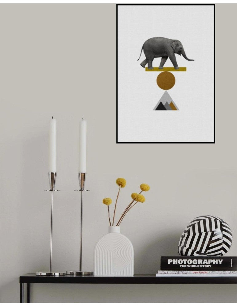 Affisch - Tribal Elephant Pelcasa