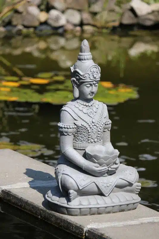 Trädgårdsstaty Guanyin Boeddha Beelden