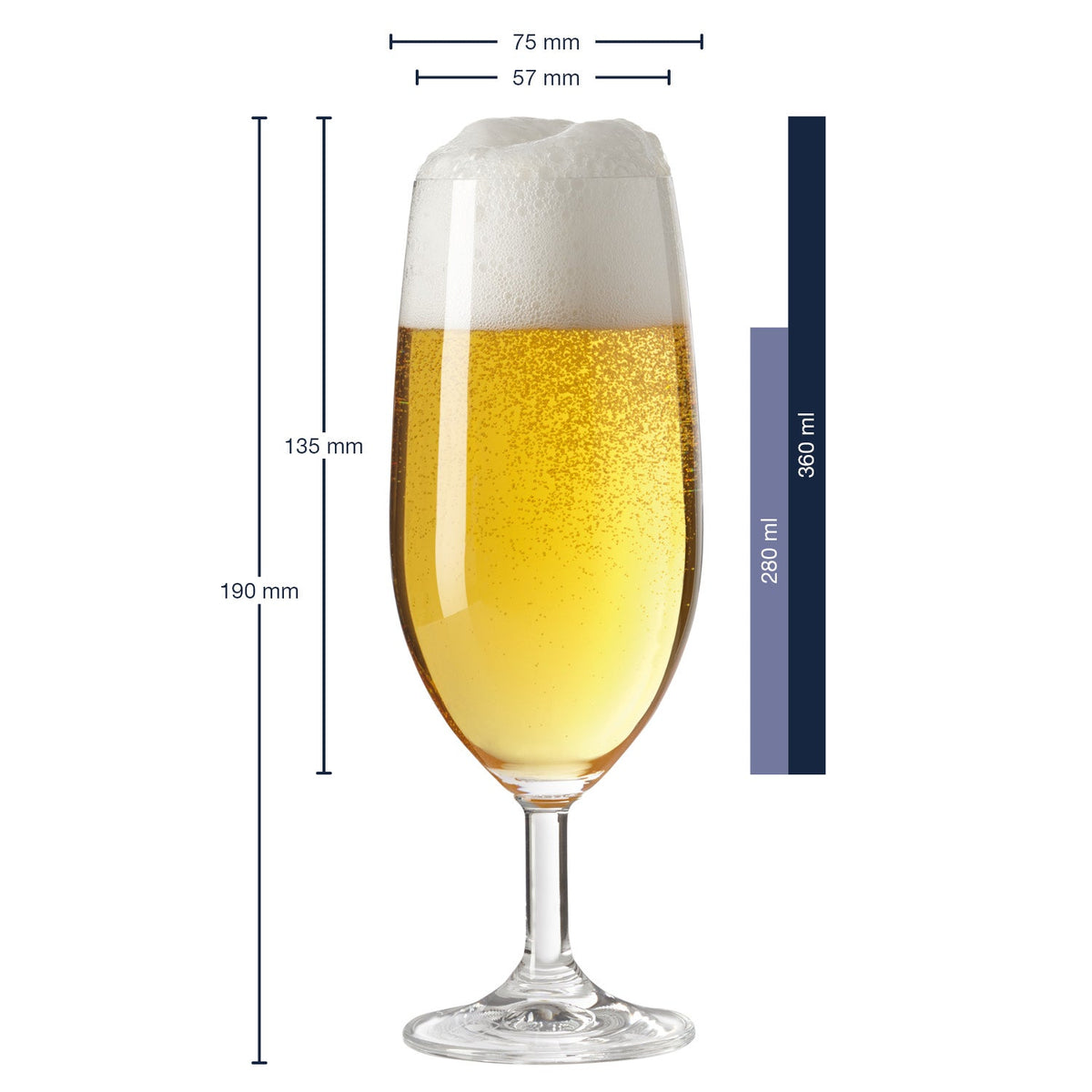 Ölglas Daily Reservglas 360ml