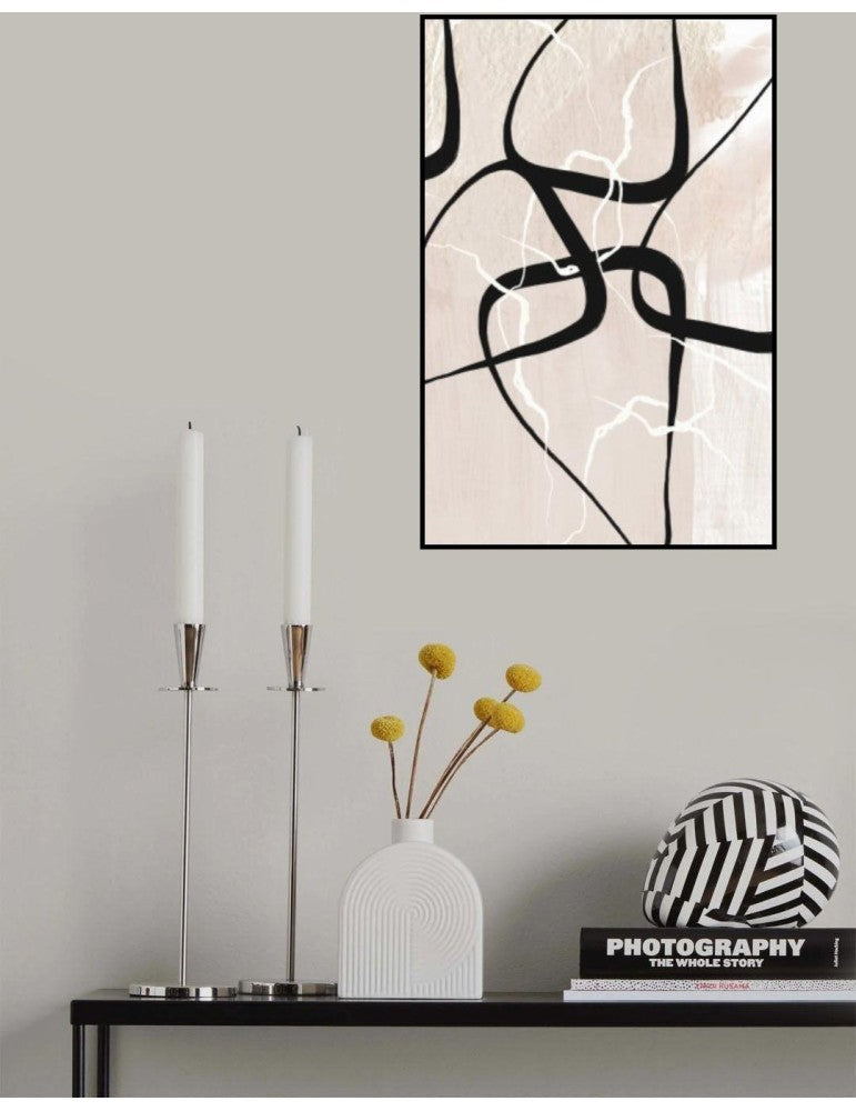 Affisch - White Lines Pelcasa