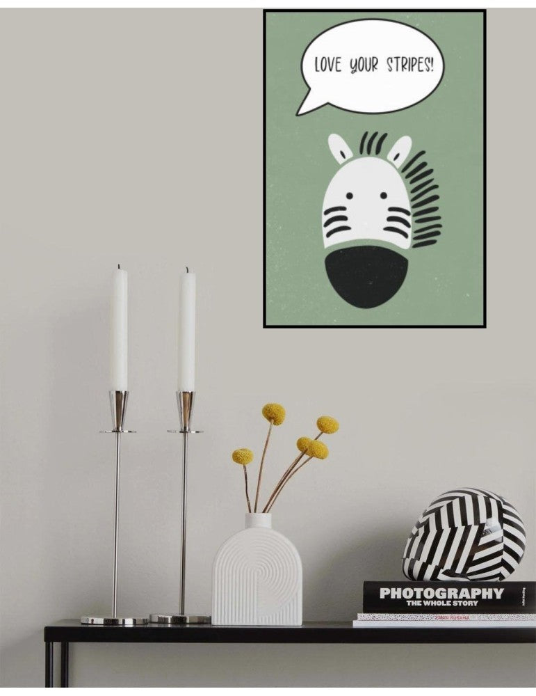 Affisch - Zebra Nursery Print Pelcasa