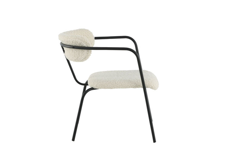 Duffy Singel Soffa - Svart / Offwhite Teddy Fåtöljer Venture Home