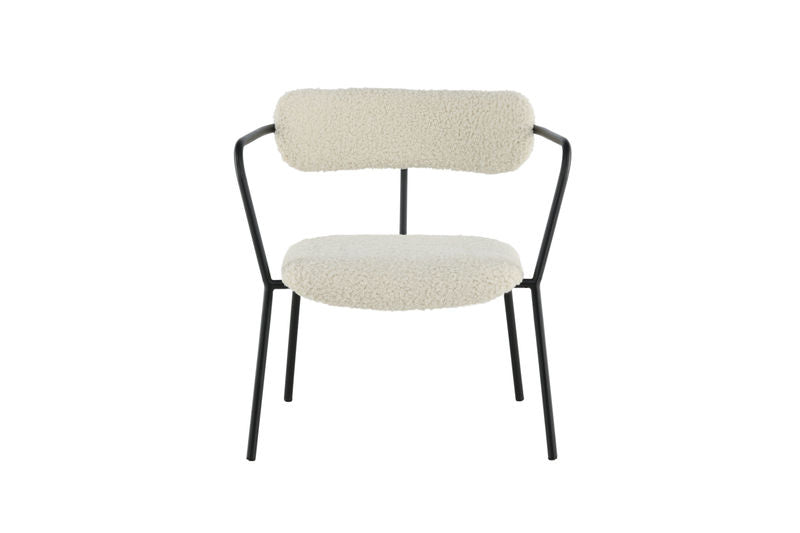 Duffy Singel Soffa - Svart / Offwhite Teddy Fåtöljer Venture Home