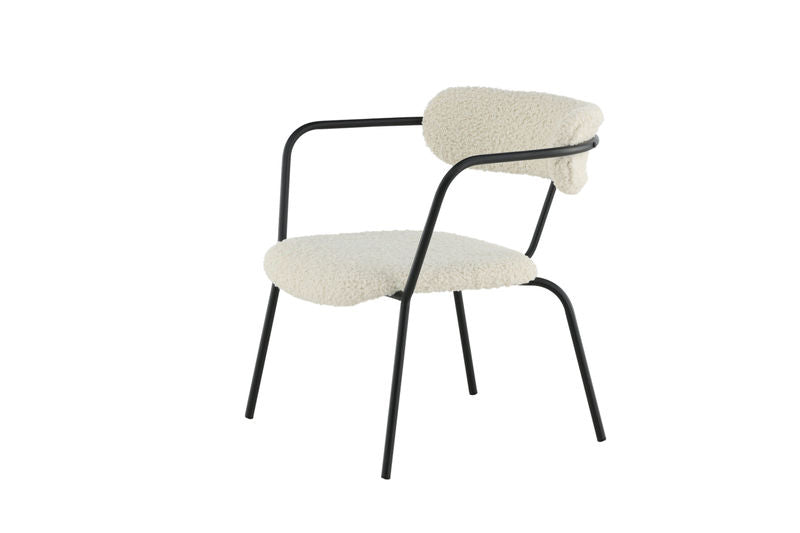 Duffy Singel Soffa - Svart / Offwhite Teddy Fåtöljer Venture Home