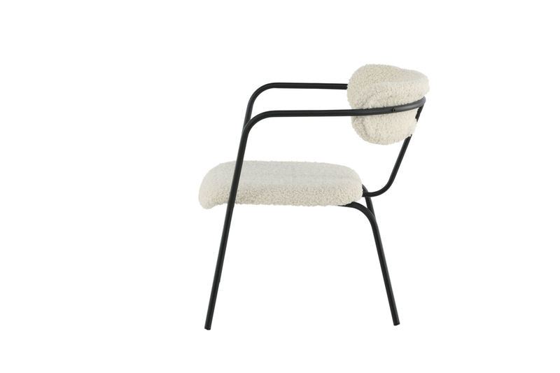 Duffy Singel Soffa - Svart / Offwhite Teddy Fåtöljer Venture Home