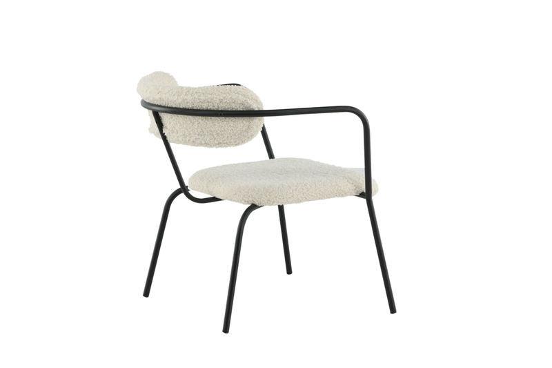 Duffy Singel Soffa - Svart / Offwhite Teddy Fåtöljer Venture Home
