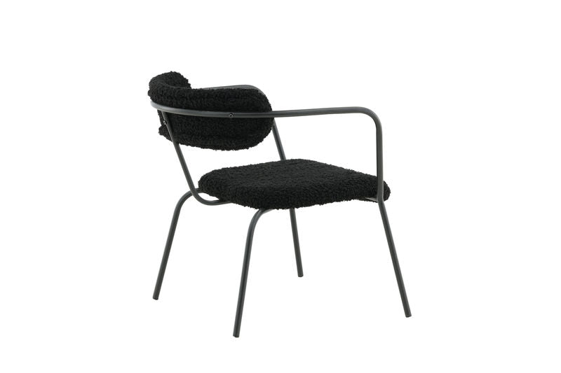 Duffy Singel Soffa - Svart / Svart Teddy Fåtöljer Venture Home
