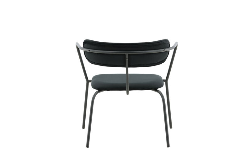Duffy Singel Soffa - Svart / Svart Velvet Fåtöljer Venture Home