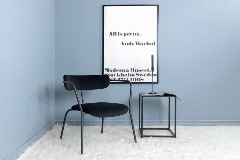 Duffy Singel Soffa - Svart / Svart Velvet Fåtöljer Venture Home