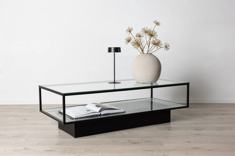 Maglehem - Soffbord - Glas / Svart Soffbord Furniture Fashion