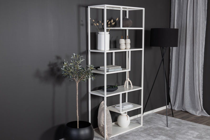 STAAL Bokhylla 85x188 Vit Venture Home