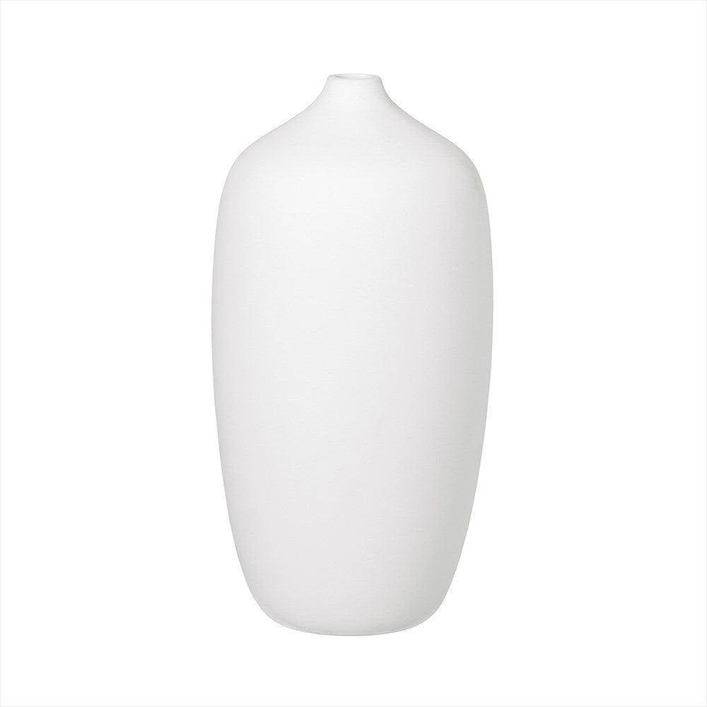Ceola Vas H25 cm Ø13 cm Vit blomus