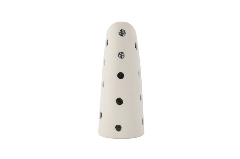 Ernst Vas - Vita/Svarta Prickar - 12*9*23Hcm Vaser Venture Home