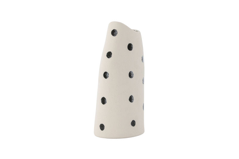Ernst Vas - Vita/Svarta Prickar - 12*9*23Hcm Vaser Venture Home