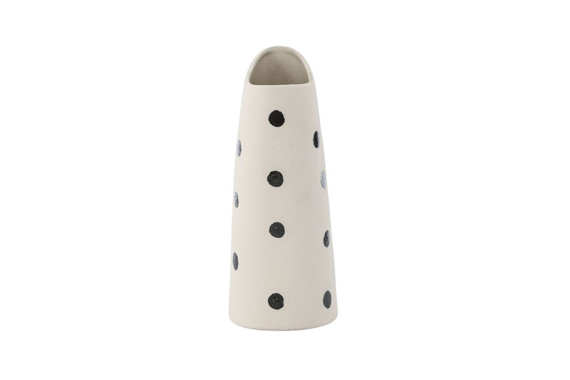 Ernst Vas - Vita/Svarta Prickar - 12*9*23Hcm Vaser Venture Home