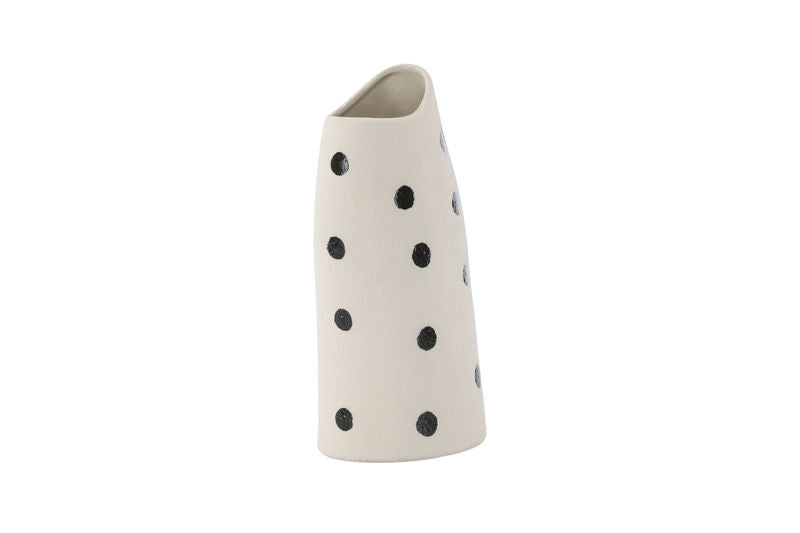 Ernst Vas - Vita/Svarta Prickar - 12*9*23Hcm Vaser Venture Home