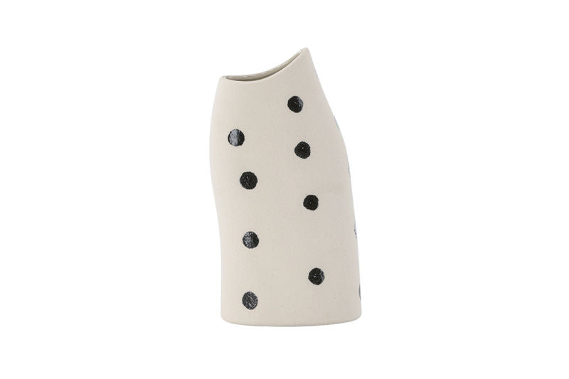 Ernst Vas - Vita/Svarta Prickar - 12*9*23Hcm Vaser Venture Home