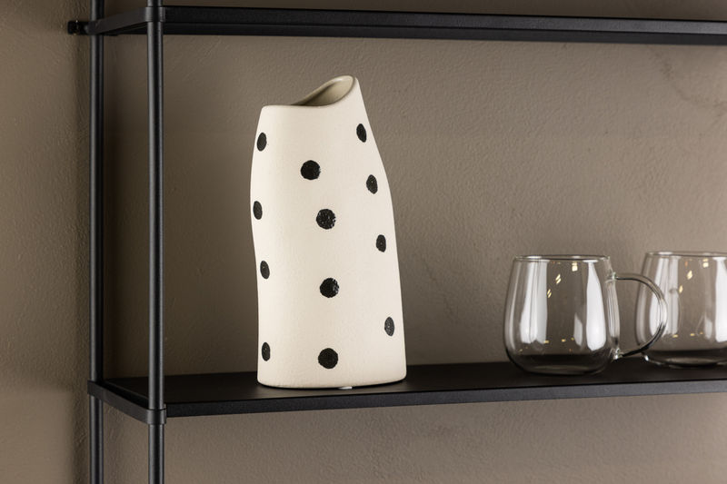 Ernst Vas - Vita/Svarta Prickar - 12*9*23Hcm Vaser Venture Home
