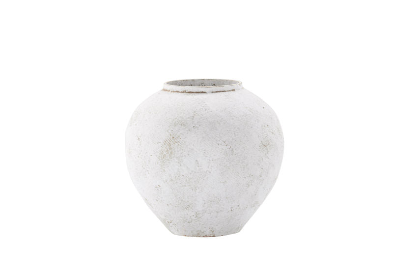 Globe Vas - Beige/Brun - 14*25*23Hcm Vaser Venture Home