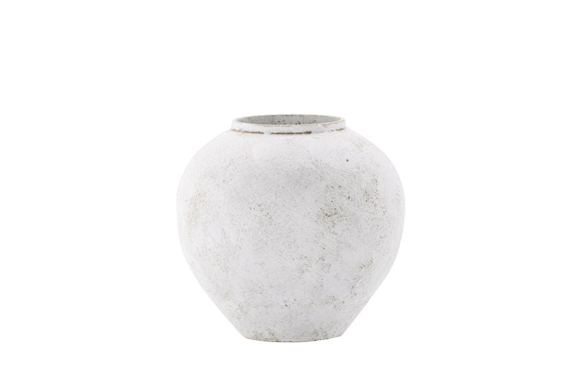Globe Vas - Beige/Brun - 14*25*23Hcm Vaser Venture Home