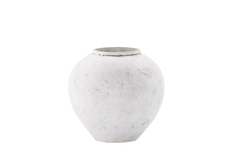 Globe Vas - Beige/Brun - 14*25*23Hcm Vaser Venture Home