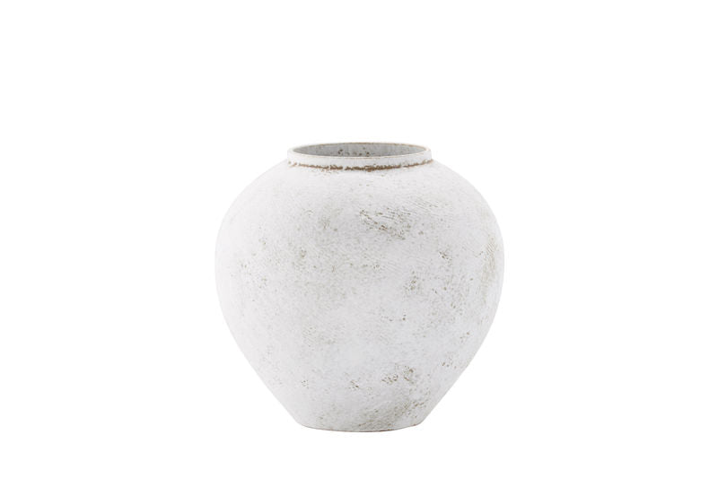 Globe Vas - Beige/Brun - 14*25*23Hcm Vaser Venture Home