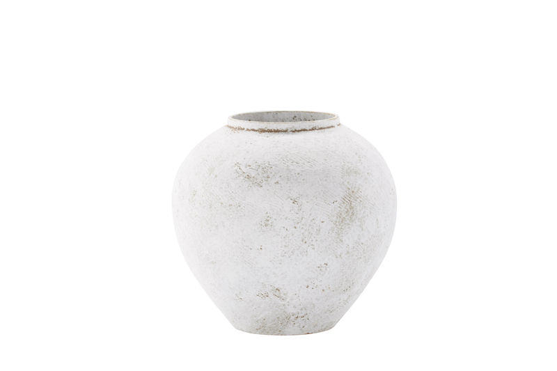 Globe Vas - Beige/Brun - 14*25*23Hcm Vaser Venture Home