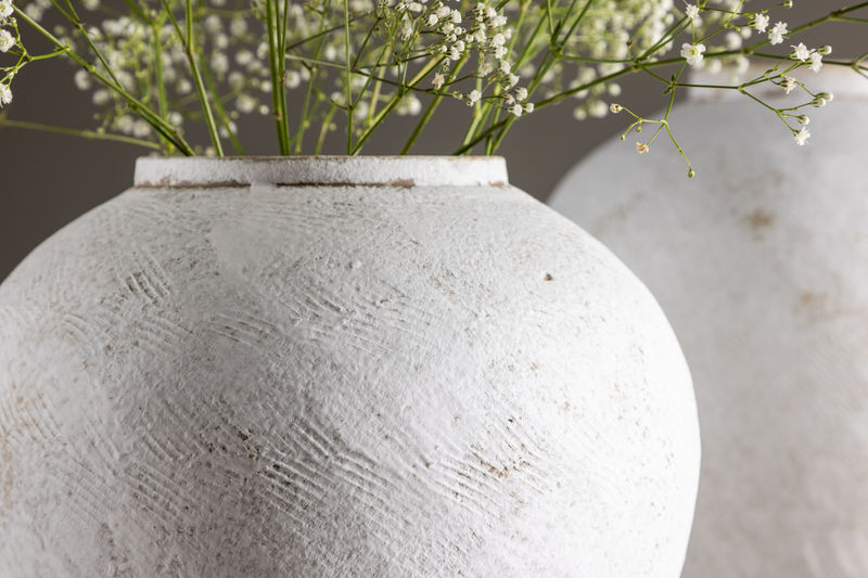 Globe Vas - Beige/Brun - 14*25*23Hcm Vaser Venture Home