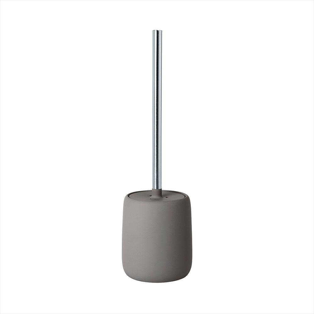 Blomus SONO toalettborste 39 cm i färgen Satellite med kromad stång