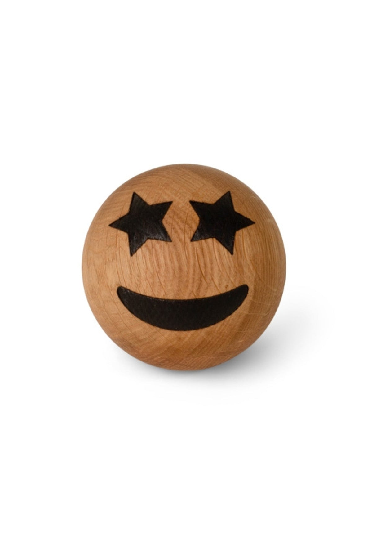 Emojiboll Star Eyes 7 cm Ek från Spring Copenhagen