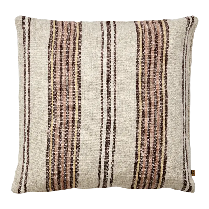 HILDA Kuddfodral 50 cm – Natur och brun och rosa och gul från Affari of Sweden