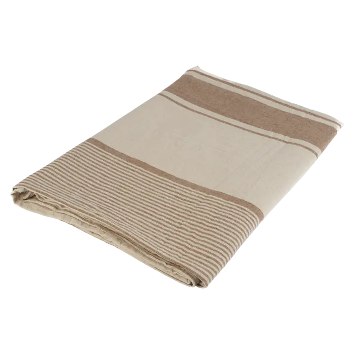 ANDERS Bordsduk 250 × 150 cm – Beige från Affari of Sweden