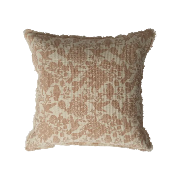 AGNES Kuddfodral 50 cm – Elfenben och rost från Affari of Sweden